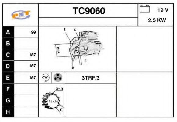 TC9060 SNRA Starter