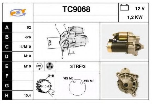 TC9068 SNRA Starter System Starter