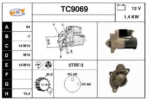 TC9069 SNRA Starter System Starter