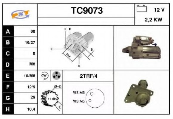 TC9073 SNRA Starter System Starter