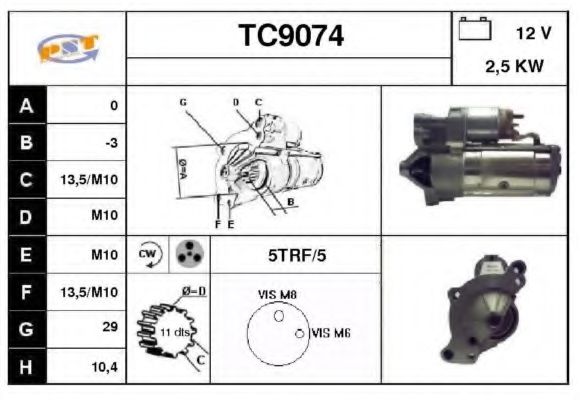 TC9074 SNRA Starter
