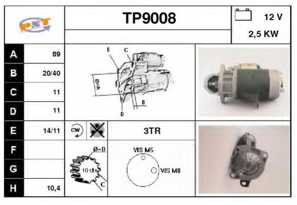 TP9008 SNRA Starter