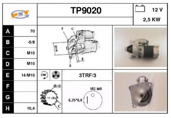 TP9020 SNRA Starter