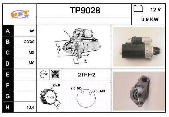 TP9028 SNRA Starter System Starter