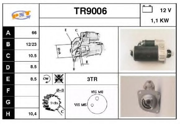 TR9006 SNRA Starter System Starter