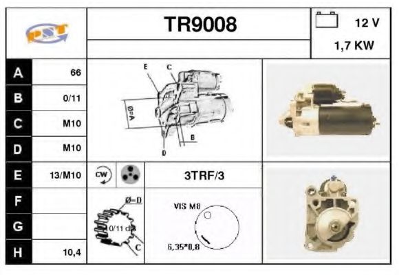 TR9008 SNRA Стартер