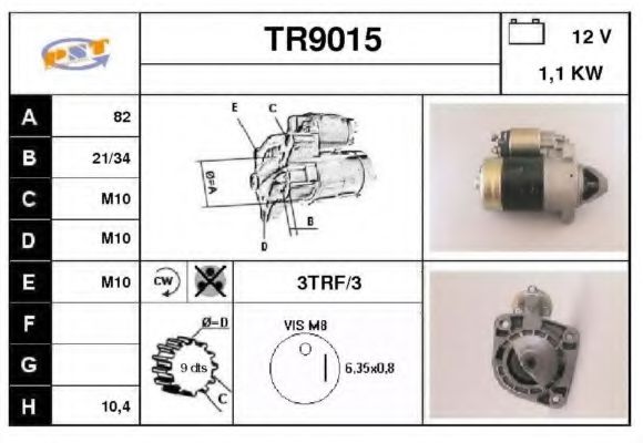 TR9015 SNRA Starter System Starter