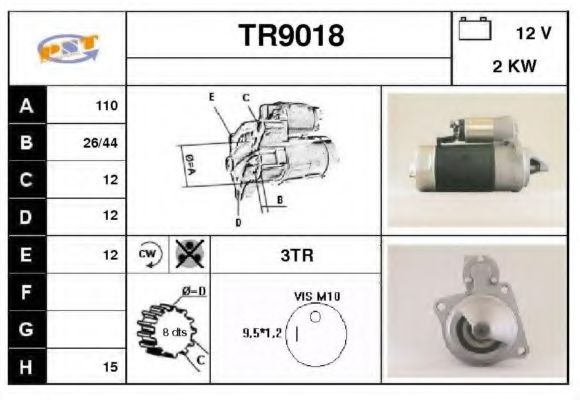 TR9018 SNRA Starter