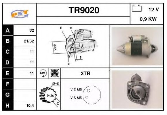 TR9020 SNRA Starter System Starter