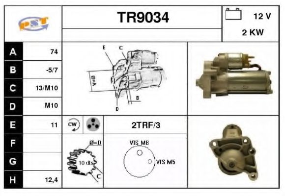 TR9034 SNRA Starter