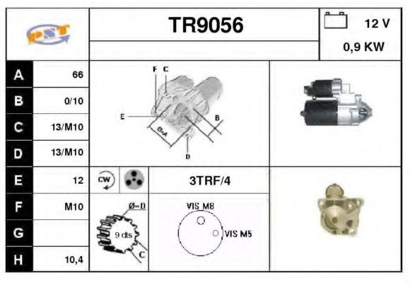 TR9056 SNRA Starter System Starter