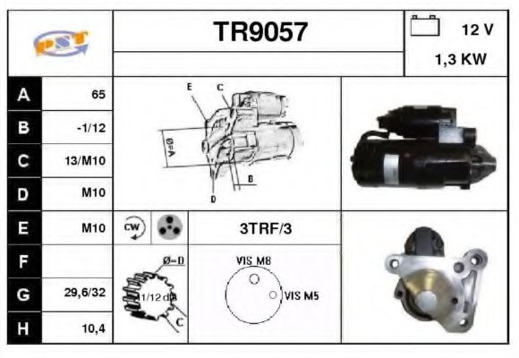 TR9057 SNRA Starter System Starter