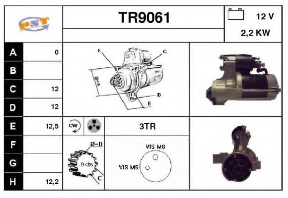 TR9061 SNRA Starter System Starter
