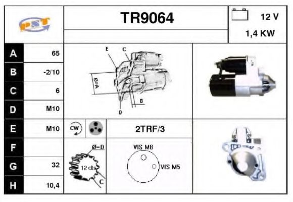TR9064 SNRA Starter