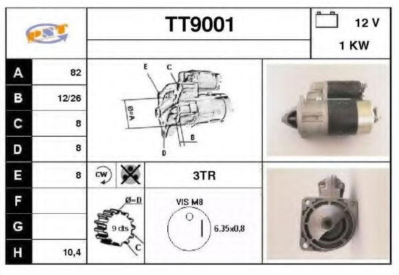 TT9001 SNRA Стартер