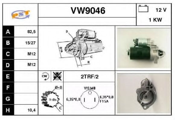 VW9046 SNRA Starter