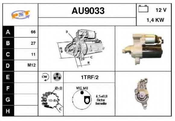 AU9033 SNRA Steering Gear