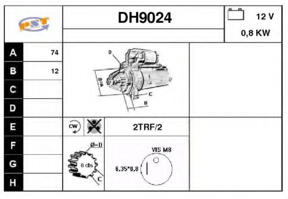 DH9024 SNRA Starter System Starter