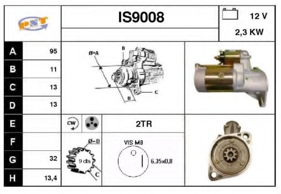 IS9008 SNRA Starter System Starter