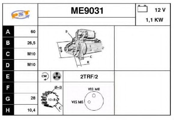 ME9031 SNRA Steering Gear