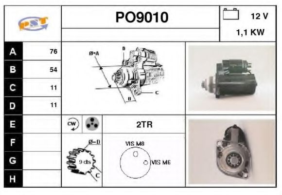 PO9010 SNRA Starter System Starter