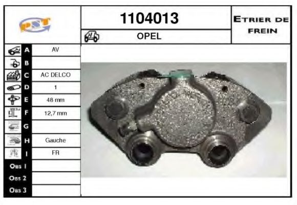 1104013 SNRA Gear Set, oil pump