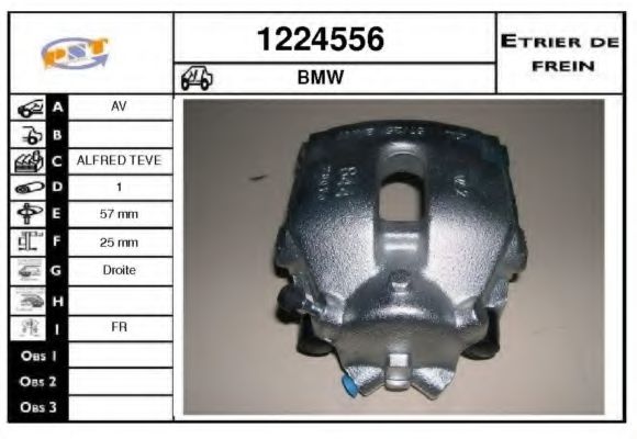 1224556 SNRA Brake System Brake Caliper