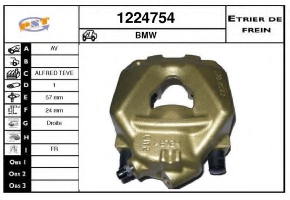 1224754 SNRA Brake System Brake Caliper
