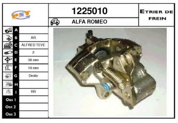 1225010 SNRA Mounting, automatic transmission