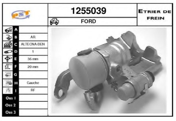 1255039 SNRA Brake System Brake Caliper