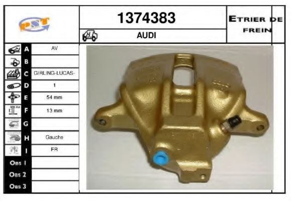 1374383 SNRA Brake System Brake Caliper