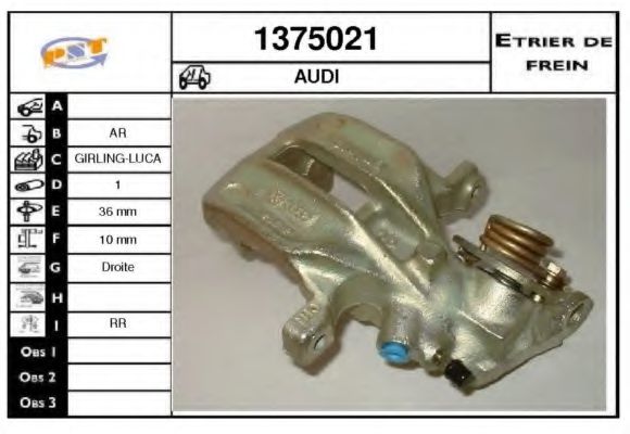 1375021 SNRA Brake System Brake Caliper