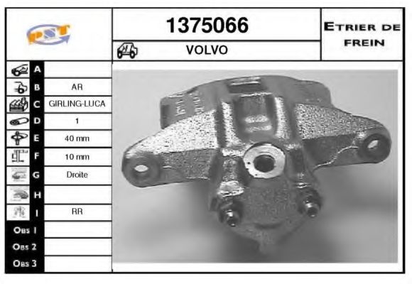 1375066 SNRA Brake System Brake Caliper