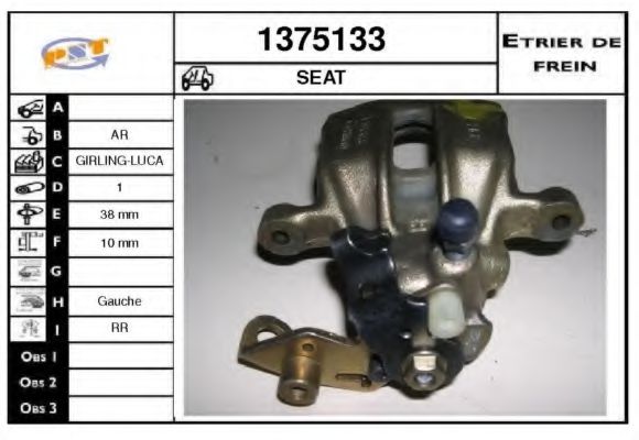1375133 SNRA Brake System Brake Caliper