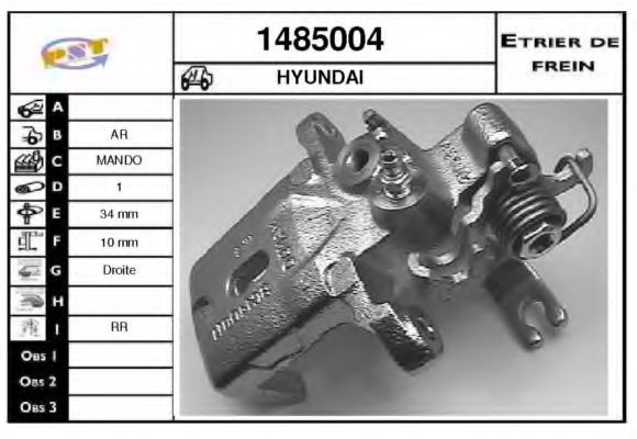 1485004 SNRA Brake System Brake Caliper