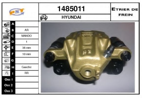 1485011 SNRA Brake System Brake Caliper