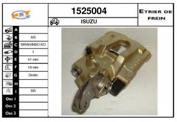 1525004 SNRA Brake System Brake Caliper