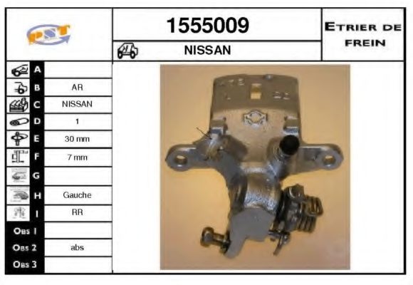 1555009 SNRA Brake System Brake Caliper