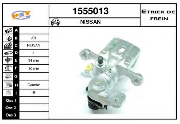 1555013 SNRA Brake System Brake Caliper