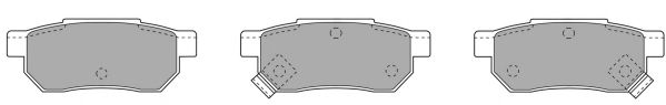 FBP-0663 FREMAX Тормозная система Комплект тормозных колодок, дисковый тормоз