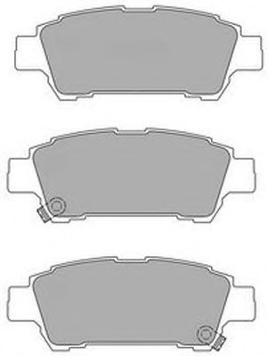 FBP-1543 FREMAX Комплект тормозных колодок, дисковый тормоз