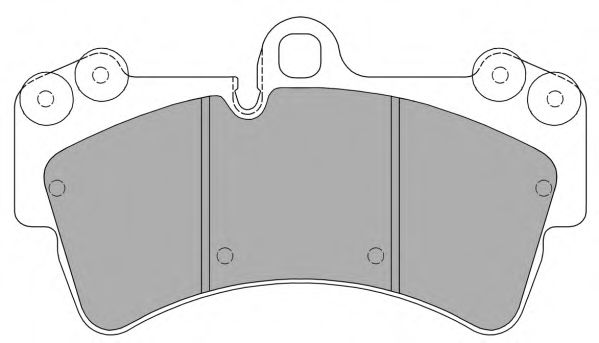 FBP-1358 FREMAX Brake System Brake Pad Set, disc brake