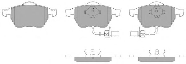 FBP-0874 FREMAX Brake System Brake Pad Set, disc brake
