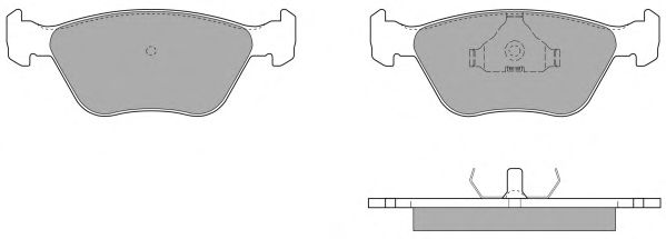 FBP-1028 FREMAX Brake System Brake Pad Set, disc brake