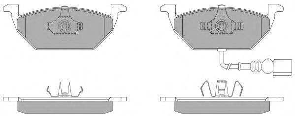 FBP-1070-01 FREMAX Brake Pad Set, disc brake