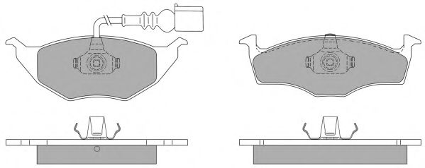 FBP-1167-01 FREMAX Brake System Brake Pad Set, disc brake