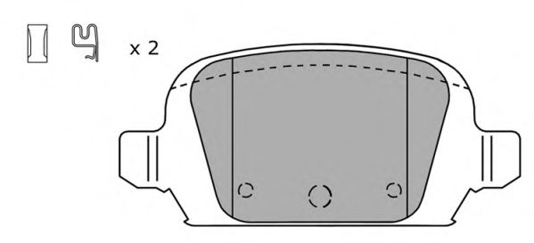 FBP-1209 FREMAX Тормозная система Комплект тормозных колодок, дисковый тормоз