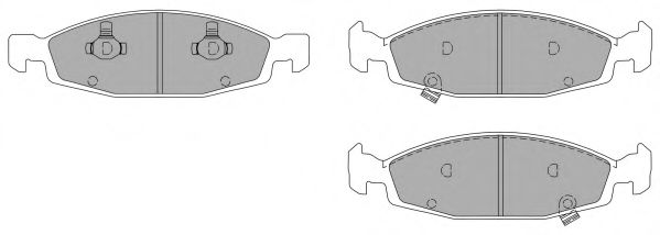 FBP-1325 FREMAX Brake System Brake Pad Set, disc brake