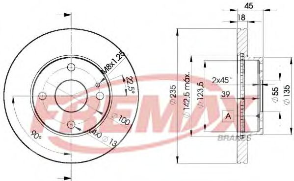 BD-3254 FREMAX Brake System Brake Disc