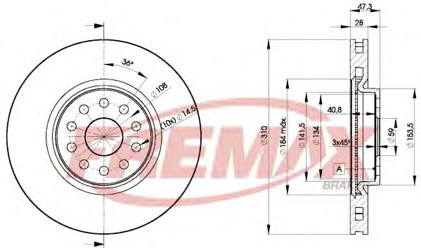 BD-4921 FREMAX Brake System Brake Disc